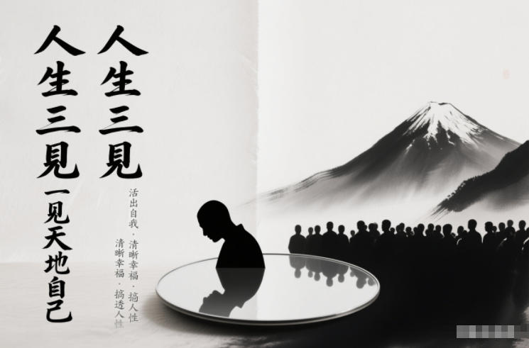 人生三见一见天地见众生见自己，活出自我拥有清晰幸福人生，搞透人性-多米联创