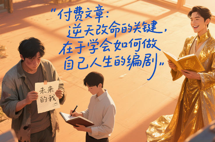 付费文章：逆天改命的关键，在于学会如何做自己人生的编剧-58创客