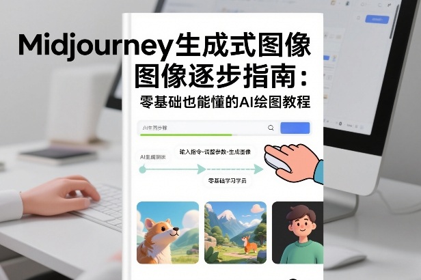Midjourney生成式图像逐步指南：零基础也能懂的AI绘图教程-58创客