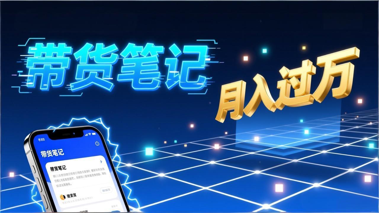 小红书爆款笔记带货实战：拆解封面标题正文全要素，手把手教你单篇笔记带货月入过万-58创客