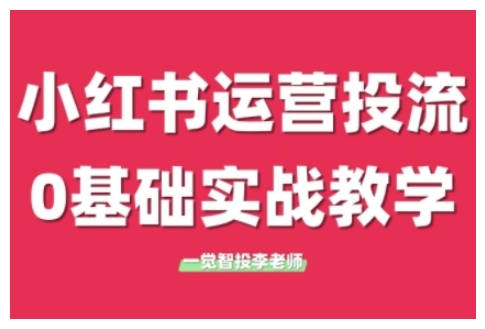 小红书运营投流，小红书广告投放从0到1的实战课，学完即可开始投放(更新26年)-58创客