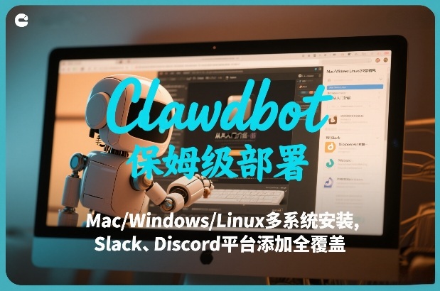 Clawdbot保姆级部署，从入门介绍、Mac/Windows/Linux多系统安装，到Slack、Discord平台添加全覆盖-58创客