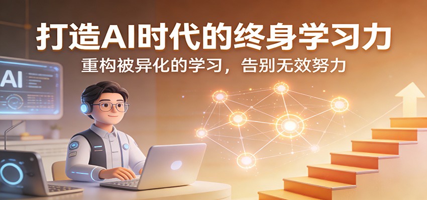 打造AI时代的终身学习力：重构被异化的学习，告别无效努力-58创客