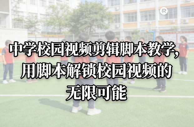 中学校园视频剪辑脚本教学，用脚本解锁校园视频的无限可能-58创客