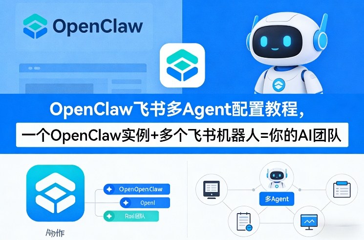 OpenClaw飞书多Agent配置教程(破局星球版)，一个OpenClaw实例+多个飞书机器人=你的AI团队-58创客