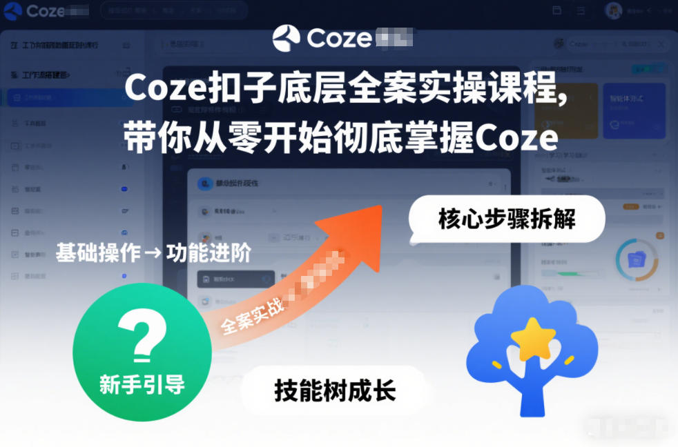 Coze扣子底层全案实操课程，带你从零开始彻底掌握Coze(更新3月)-58创客