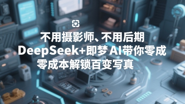 不用摄影师、不用后期，DeepSeek+即梦AI带你零成本解锁百变写真！-58创客