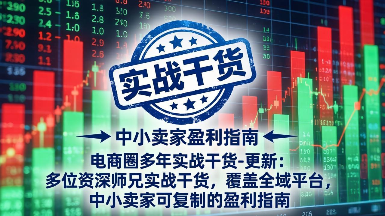 电商圈多年实战干货-更新4月：多位资深师兄实战干货，覆盖全域平台，中小卖家可复制的盈利指南-58创客