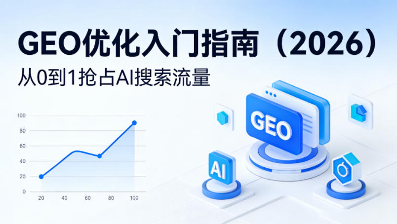 【最新】GEO优化入门指南(2026)，从0到1抢占AI搜索流量-58创客
