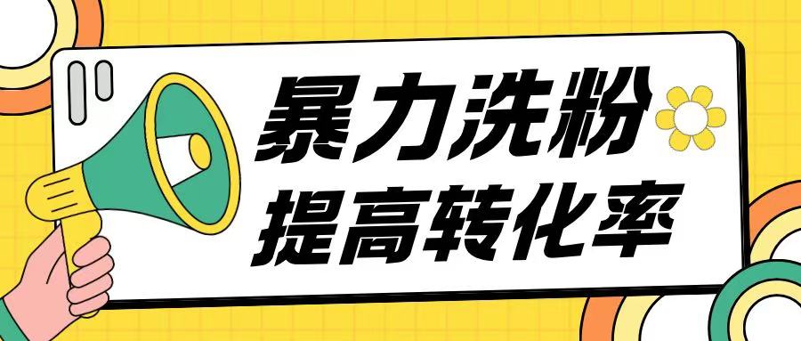 暴力养粉玩法15天轻松洗白创业粉高转化玩法-多米联创
