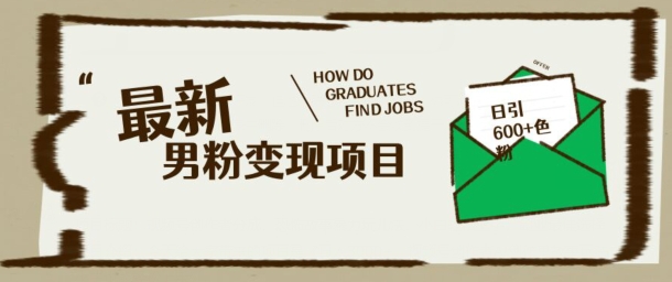 最新男粉变现项目，日引100+S粉，流量爆炸，小白轻松上手-58创客网