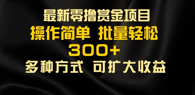 2024最新零撸赏金项目，无需养机，直接上手操作 ，单机收益30+，适合批量放大-58创客网