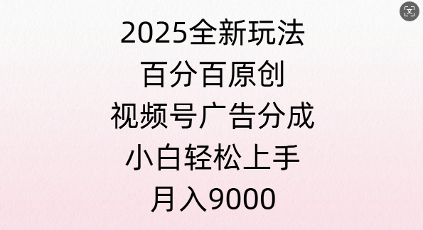 视频号创作者分成计划之情感赛道，多平台发布，多份收益-多米联创