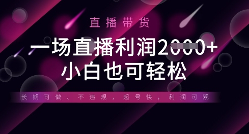 半无人直播带货，一场利润数张，适合所有平台玩法，小白也可轻松-多米网络
