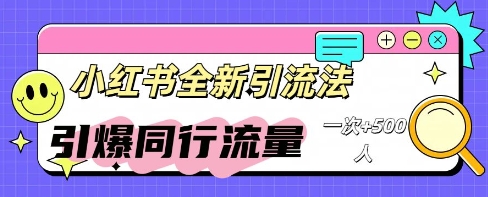 小红书群聊引流：同行流量引爆计划-多米网络