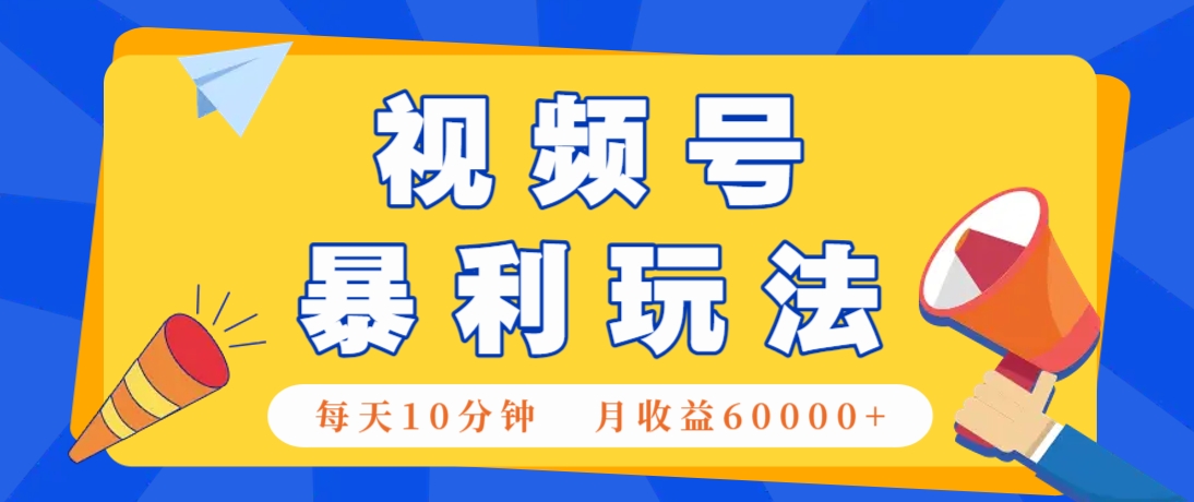 视频号AI赚钱法，每天只需10分钟，月入6万+！(超详细拆解)-多米网络
