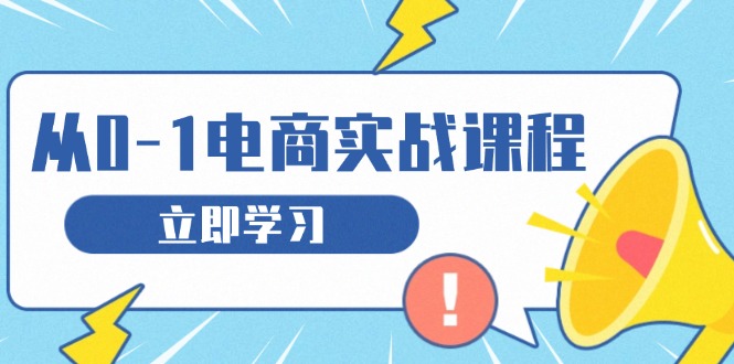 从零做电商实战课程，教你如何获取访客、选品布局，搭建基础运营团队-多米网络
