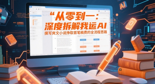从零到一：深度拆解我运用AI撰写爽文小说挣取首笔稿费的全流程思路-多米网络