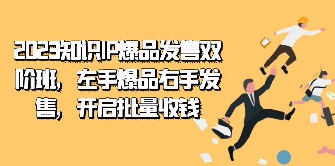 2023知识IP-爆品发售双 阶班，左手爆品右手发售，开启批量收钱-多米网络