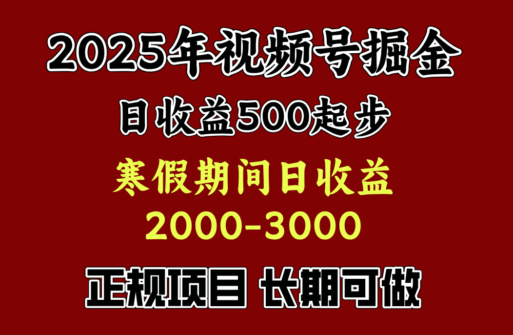 寒假期间一天收益2000+，小白一天就能上手-多米网络