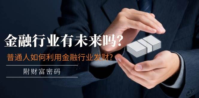 某付费文章：金融行业有未来吗？普通人如何利用金融行业发财?(附财富密码)-多米网络