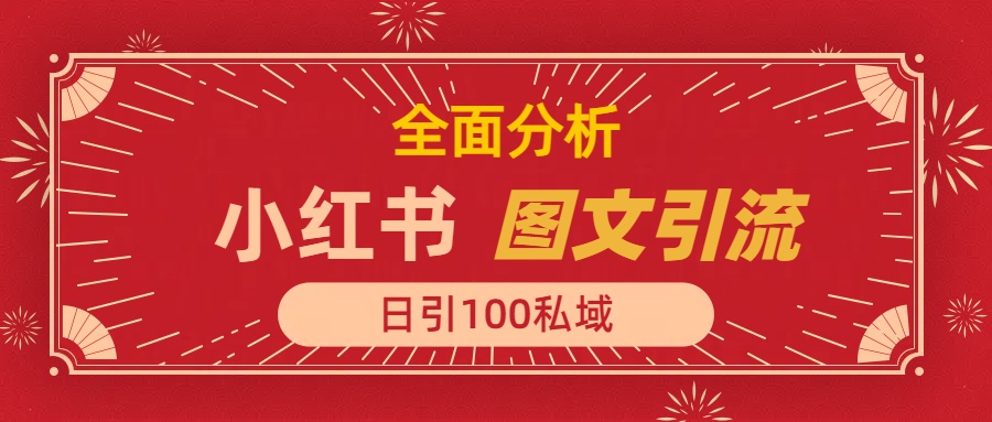 小红书图文引流，全面解析日引100私域流量是怎样做到的-多米网络