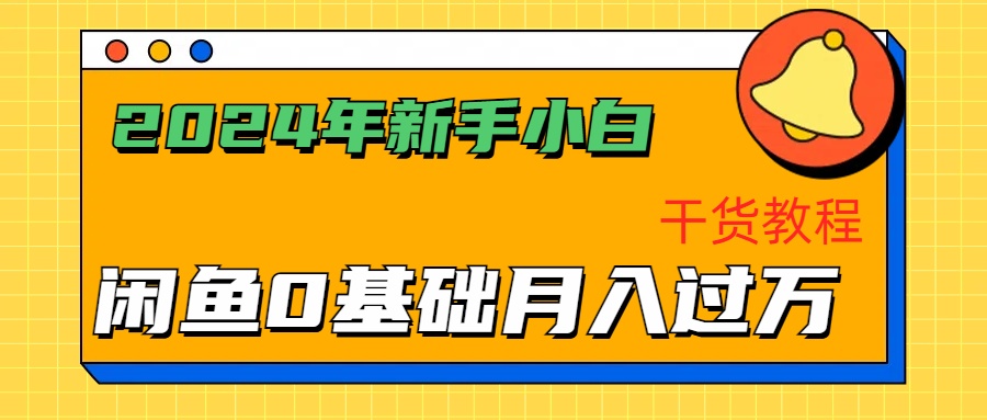 2024年新手小白如何通过闲鱼轻松月入过万-干货教程-多米网络