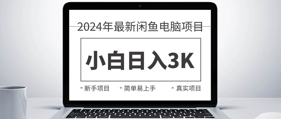 2024最新闲鱼卖电脑项目，新手小白日入3K+，最真实的项目教学-多米网络
