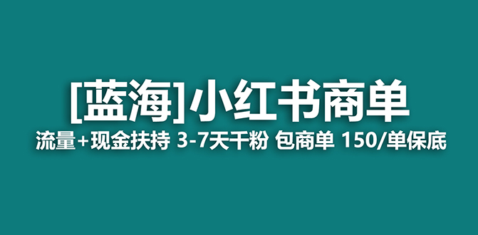 【蓝海项目】小红书商单项目，7天就能接广告变现，稳定一天500+保姆级玩法-多米网络