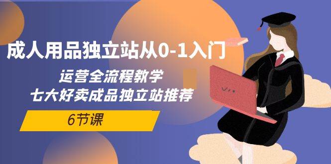 成人用品独立站从0-1入门，运营全流程教学，七大好卖成品独立站推荐-6节课-多米网络