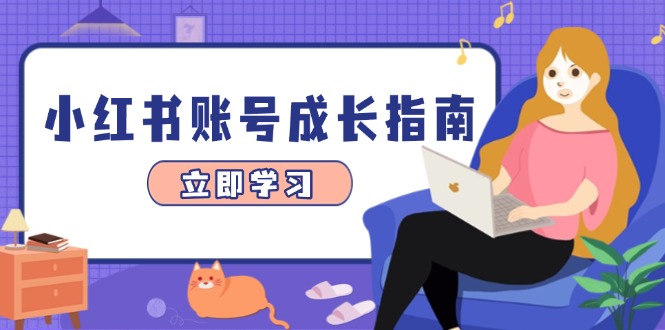 小红书账号成长指南，爆款选题+精准定位+数据分析，系统提升账号变现能力-多米网络