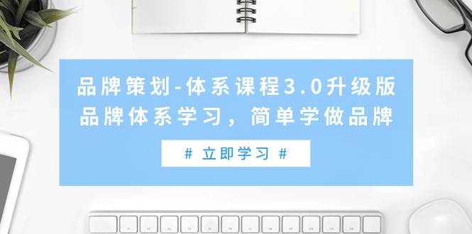 品牌策划-体系课程3.0升级版，品牌体系学习，简单学做品牌（高清无水印）-多米网络