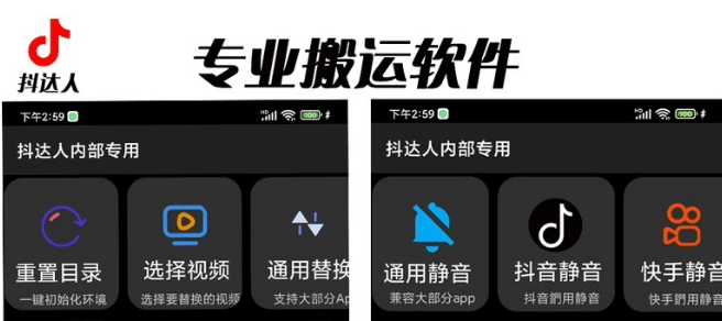 对外收费699抖音傻瓜式一键搬运，起号专用5分钟一个视频《软件+详细教程》-多米网络