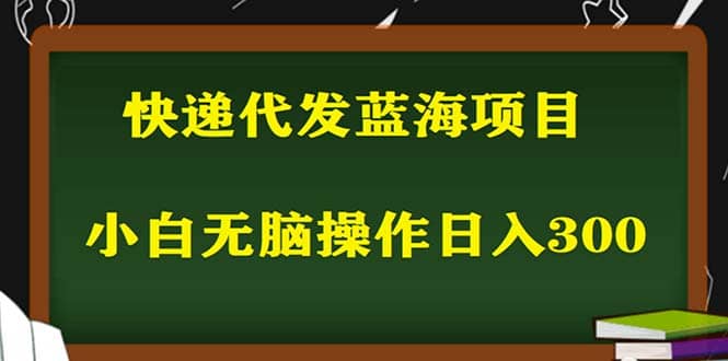 2023最新蓝海快递代发项目，小白零成本照抄-多米网络