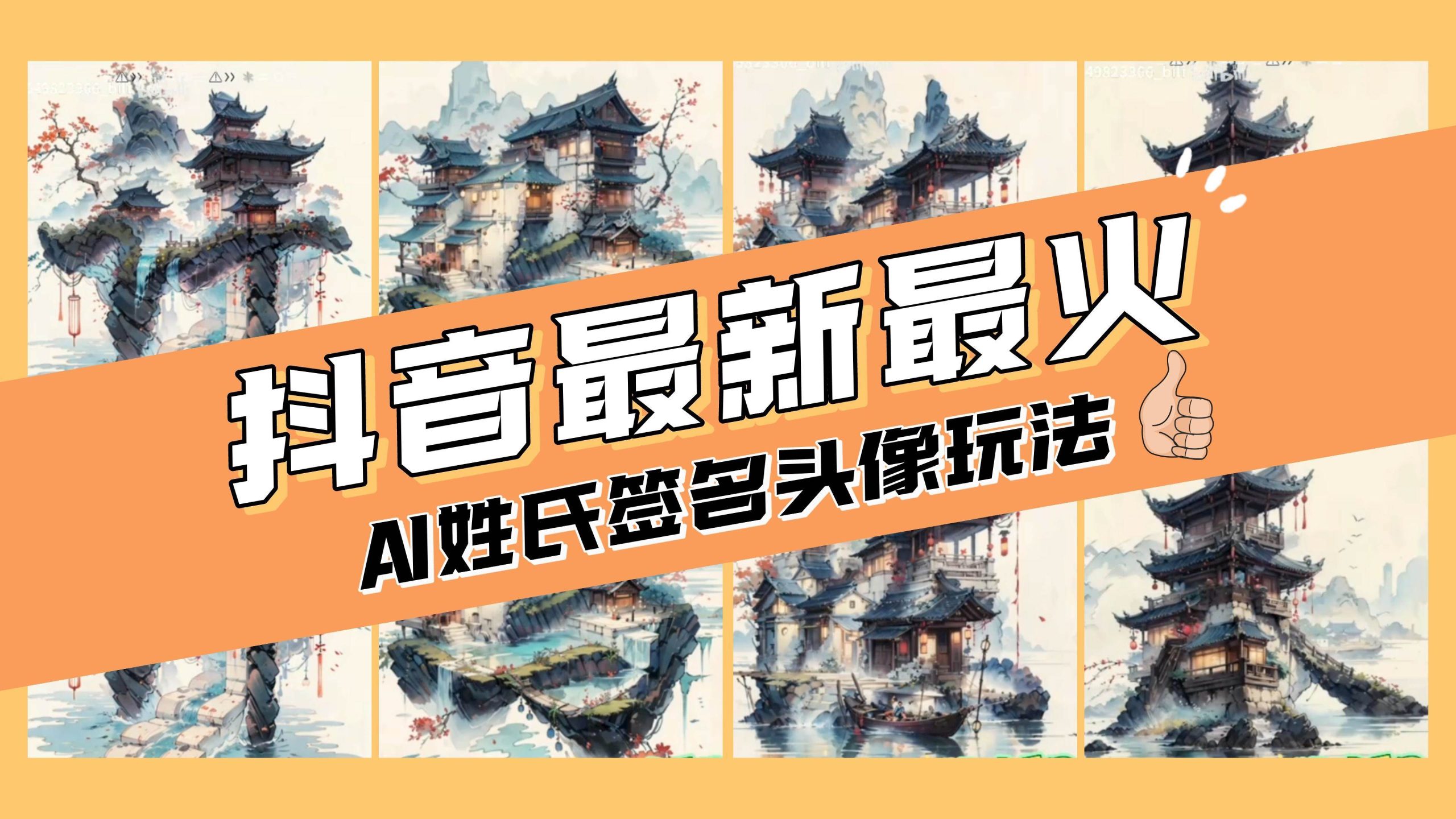 AI姓氏签名头像定制，简单易操作，日入200-500+-多米网络