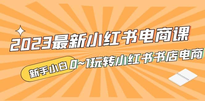2023最新小红书·电商课，新手小白从0~1玩转小红书书店电商-多米网络