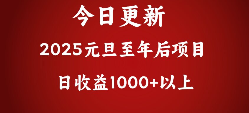 翻身项目，日收益1000+以上-多米网络