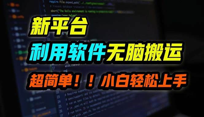 B站平台用软件无脑搬运，月赚10000+，小白也能轻松上手-多米网络
