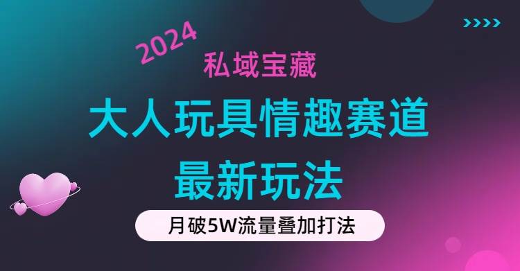 私域宝藏：大人玩具情趣赛道合规新玩法，零投入，私域超高流量成单率高-多米网络