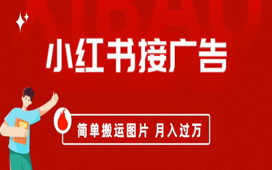 小红书接广告月入过万，简单搬运图片，新手小白快速上手-多米网络