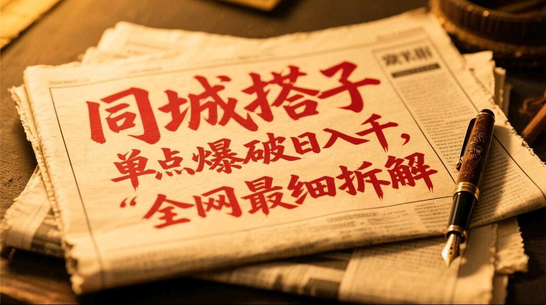 同城搭子群19.9单点爆破日入千，搭子组局月入万，全网最细拆解-多米网络