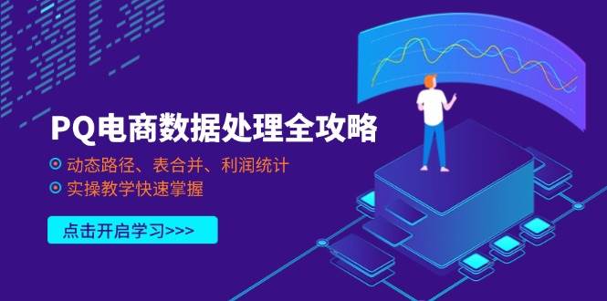 (14240期)PQ电商数据处理全攻略,动态路径、表合并、利润统计,实操教学快速掌握 (14240期)PQ电商数据处理全攻略,动态路径、表合并、利润统计,实操教学快速掌握