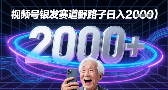 蝴蝶号银发赛道流量密码野路子日入多张-米创网