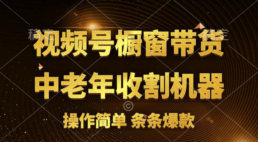 [你的孩子成功取得高位]视频号最火爆赛道，橱窗带货，流量分成计划，条…-米创网