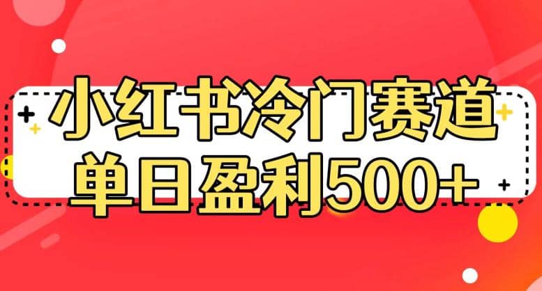 小红书冷门赛道，单日盈利500+【揭秘】-米创网