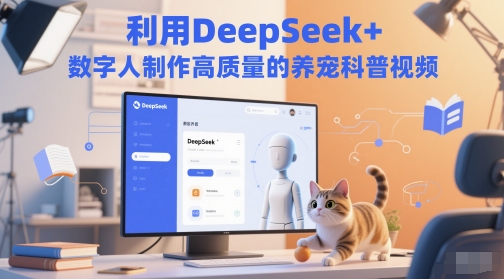 利用DeepSeek+数字人制作高质量的养宠科普视频-米创网