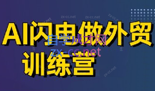 大卫·AI闪电做外贸训练营(更新5月)-米创网