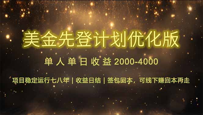 连续7-8年创单日收益冠军项目，日收益$600-1200-米创网