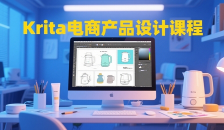 大梦老师·Krita电商产品设计课程-米创网