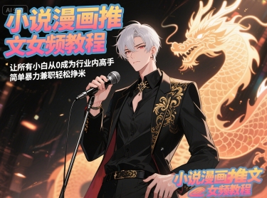 小说漫画推文女频教程，让所有小白从0成为行业内高手，简单暴力兼职轻松挣米-米创网